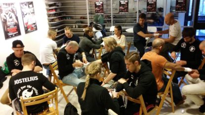 Handlindningskurs på fighter centre