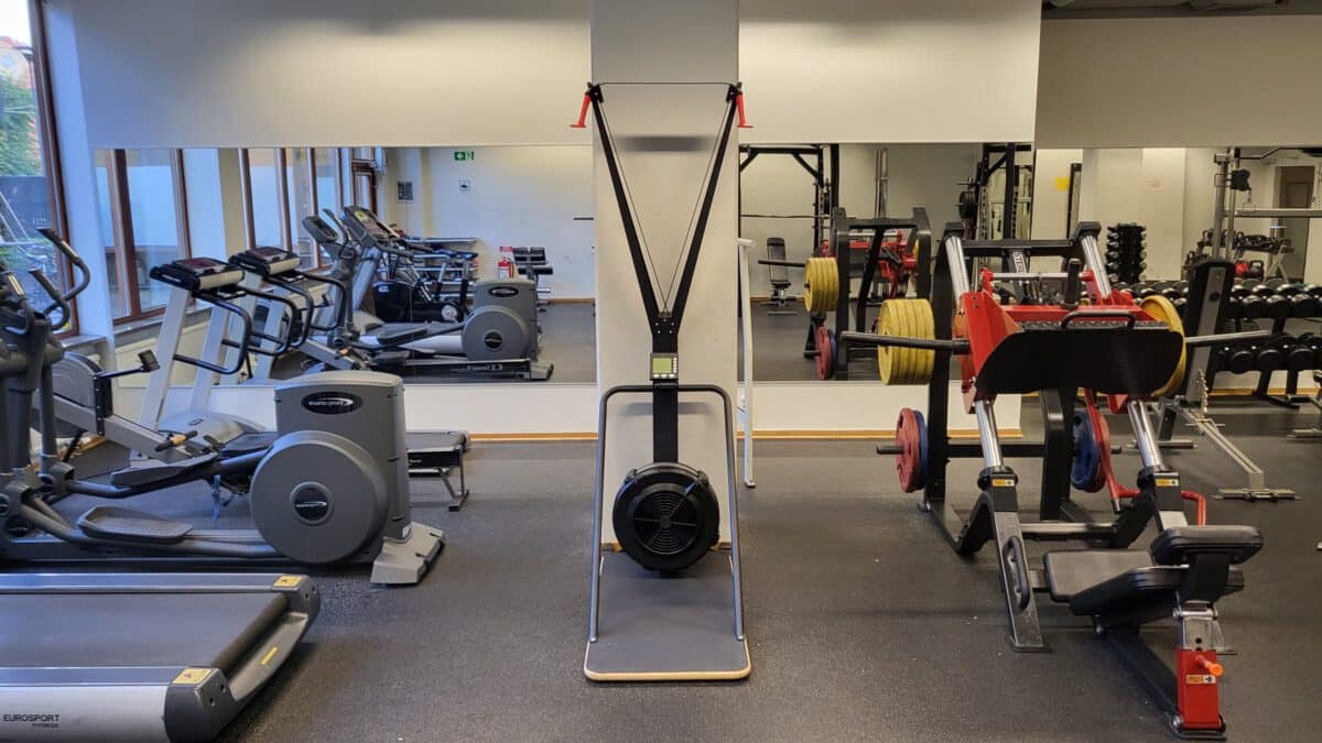 Stakmaskin i gymmet