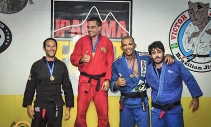 Ricardo nogueira gästinstruktör på gladius bjj