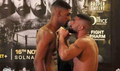 Vinst för navid badi på ak fighting championship 2