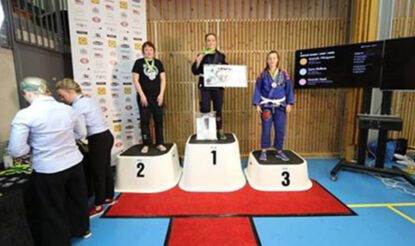 Guld och silver på nordic bjj open championships