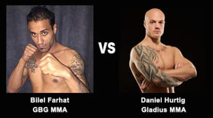 Daniel hurtig matchar på the zone fight night