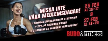 Medlemskvällar på budo & fitness