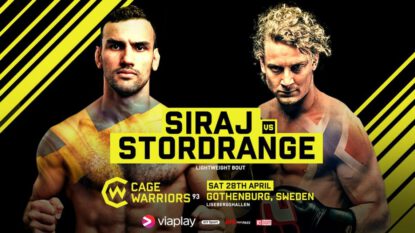 Sahil siraj inbokad till cage warriors 93