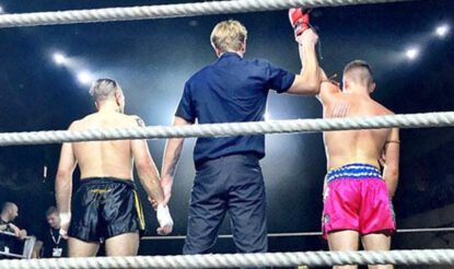 Domarkurs i thaiboxning på fighter centre