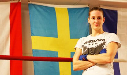 Evelina wikner redo för titelmatch i norge