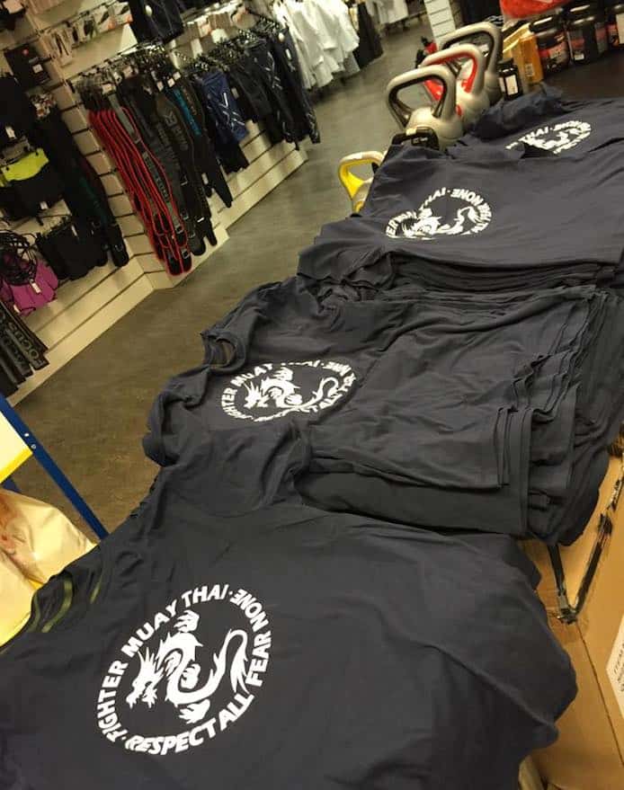 Nya klubb t-shirts på budo & fitness