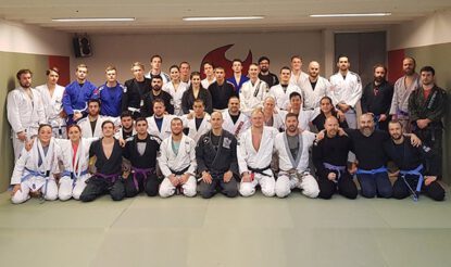 Bjj-gradering till blått, lila och brunt