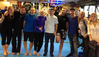 Bra resultat av fighter kickboxning på first fight