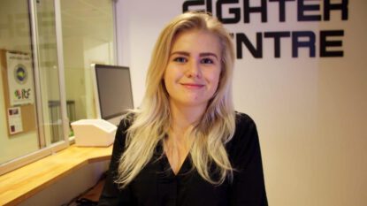 Fighter centre välkomnar catrine