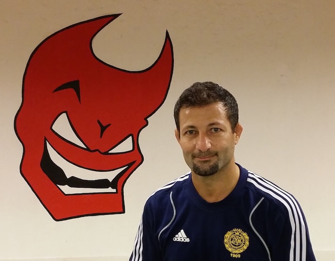 Brottningsläger på fighter centre