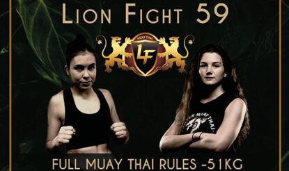 Proffsdebut för tove brodin på lion fight