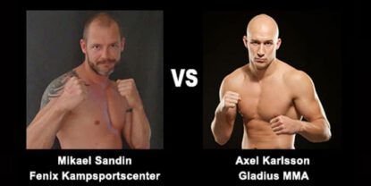 Axel karlsson på the zone fc fight night
