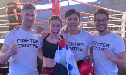 Vinst för evelina wikner på muay thai for life