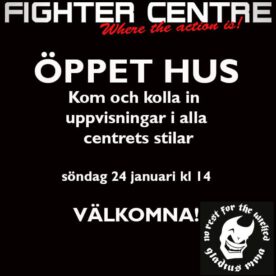 Öppet hus med mma och submission wrestling-uppvisningar