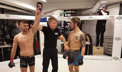 3 vinster, varav 2 på ko, på mma sm semifinal