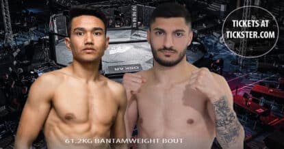 Match för sahand shokohi på wolf fight promotion