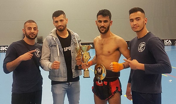 Guld + brons + bästa fighter på kickboxnings sm 2018