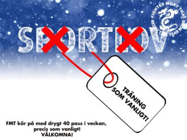 Sportlov = muay thai!