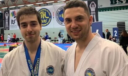 Guld och silver för vasa taekwon-do
