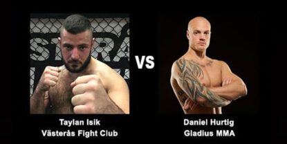 Ny motståndare för daniel hurtig på the zone fc fight night 16 oktober