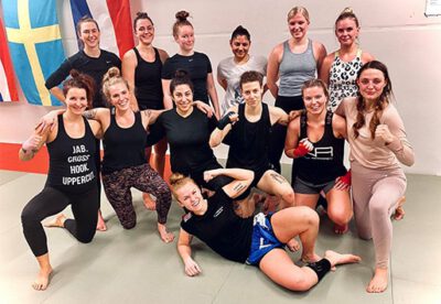 Terminens första muaythai-tjejsparring!