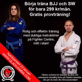 Gladius bjj nybörjarstart 23e januari