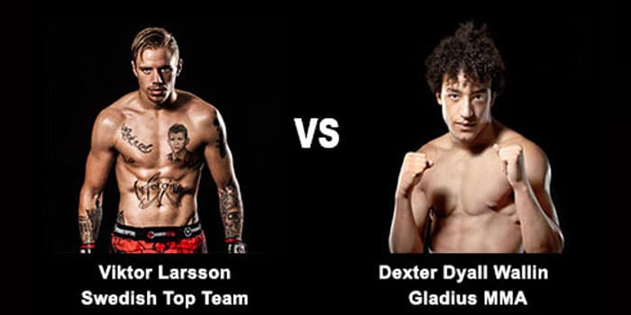 Dexter dyall wallin på the zone fc fight night