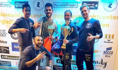 Vinst för evelina & najib på gladiatorspelen