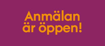 Intresseanmälan öppen för vårterminen 2022