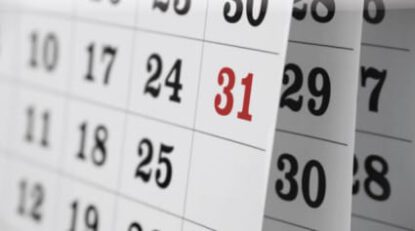 Kalender på hemsidan