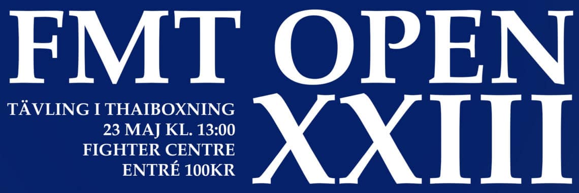 På söndag är sista dagen för att anmäla sig till fmt open!!!