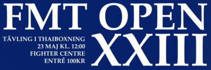 Fightcard fmt open 23 **uppdaterat 22/5 13:15**