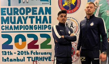 På plats inför thaiboxnings em i turkiet