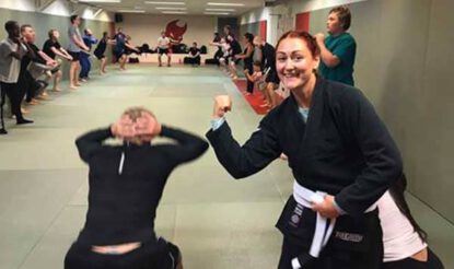 Natalie lycén på bjj hungarian open