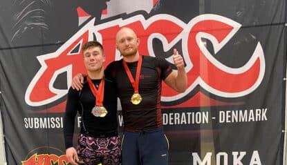 Dubbelt guld och silver på adcc denmark open