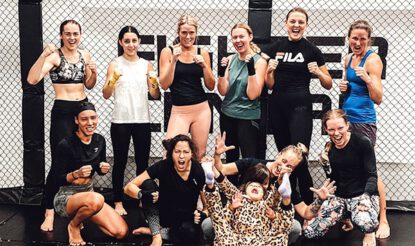 Tjejsparring för fighter sisters