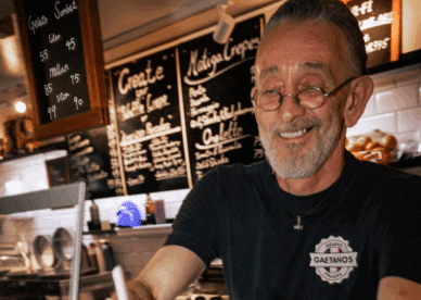 Fighter centre samarbete med gaetanos gelateria