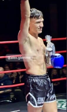 Vinst för glemme på stockholm fight night